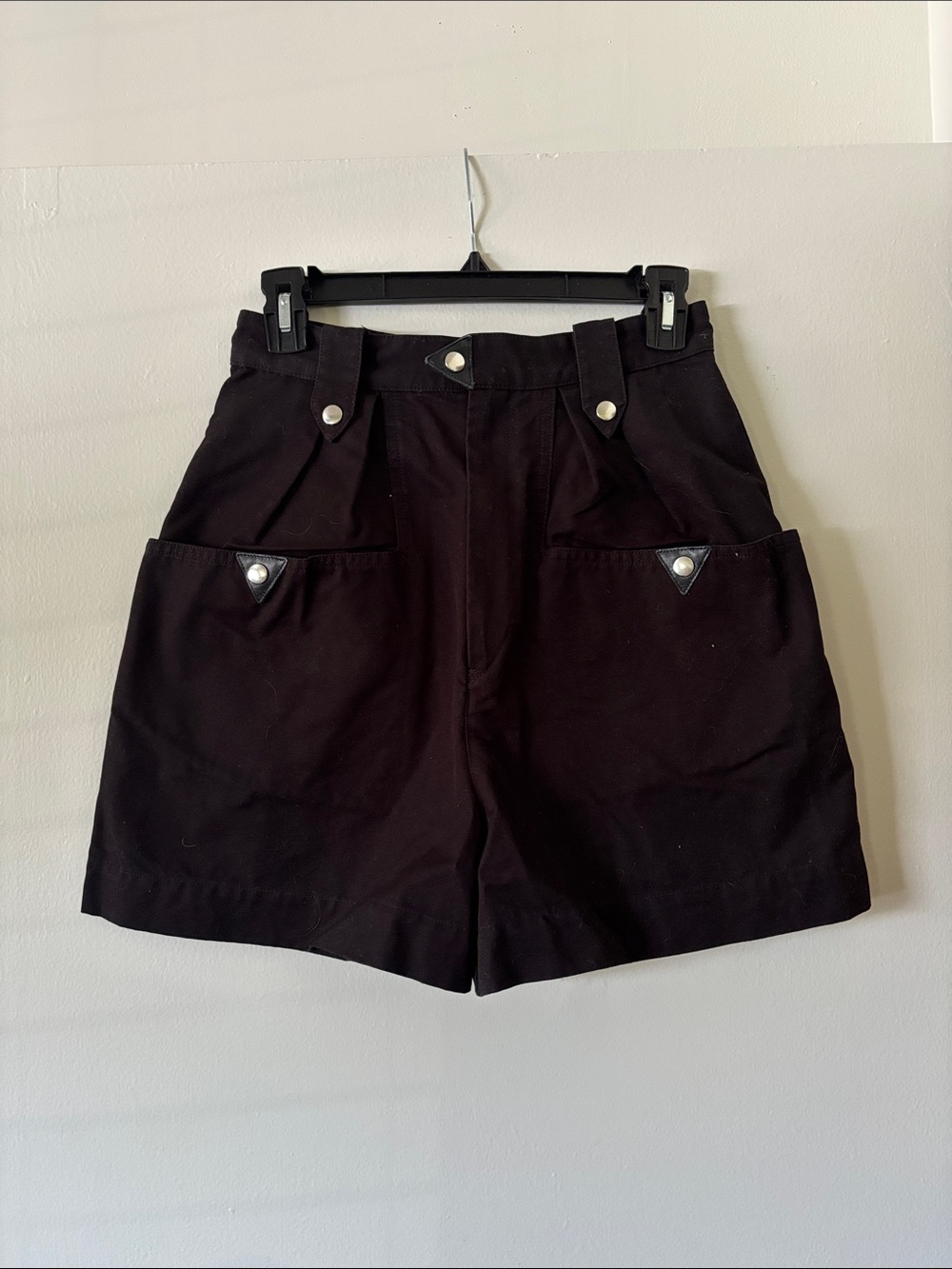 Isabel Marant Black High-Waist Utility Shorts